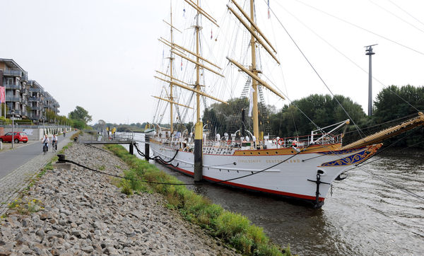 Schulschiff Deutschland in Bremen-Vegeack.
