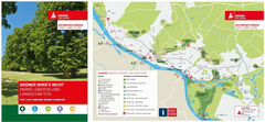 Vorschau von Broschüre und Karte zur Parks im Bremer Norden; Quelle: WFB